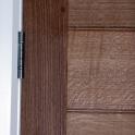 Bathroom door closeup