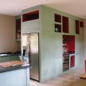 Bespoke green kitchen